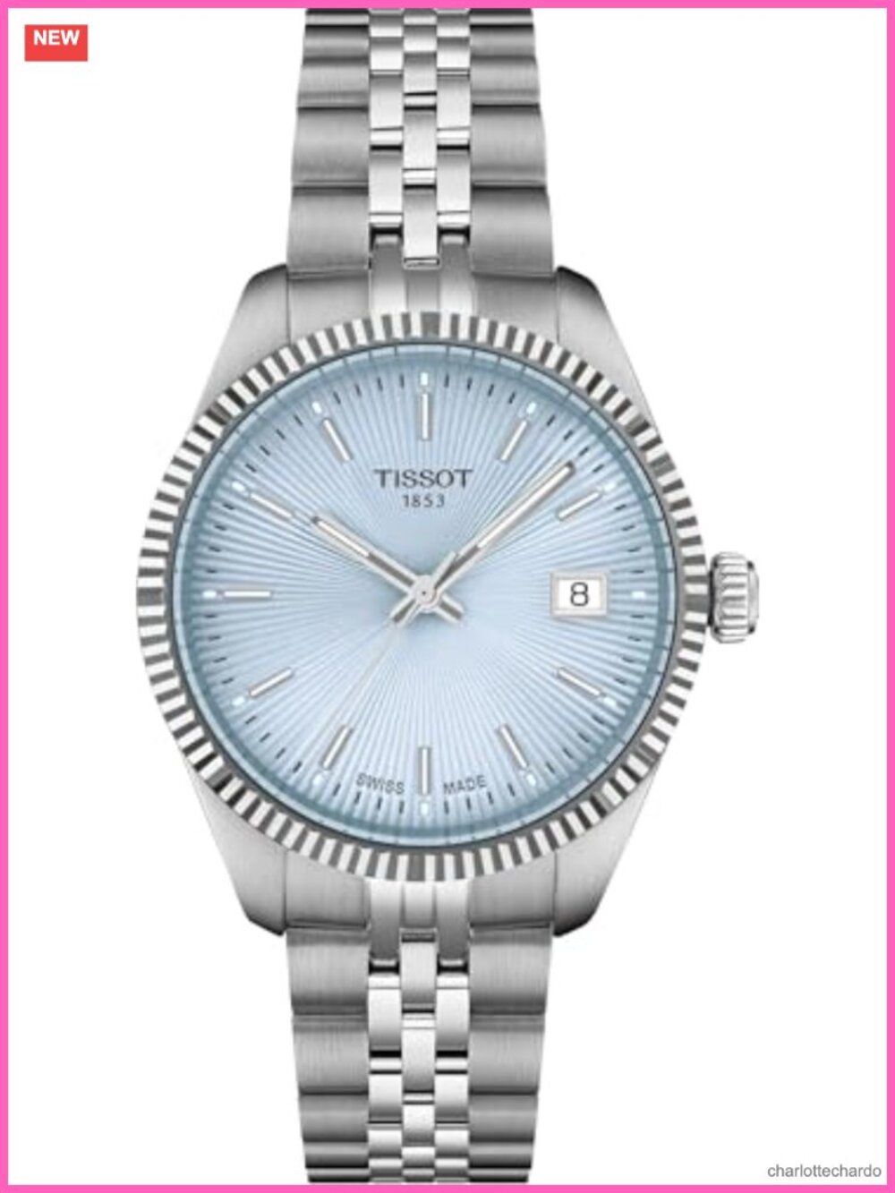 Tissot Ballade Swiss Quartz 34mm Women's Watch Stainless Steel Bracelet